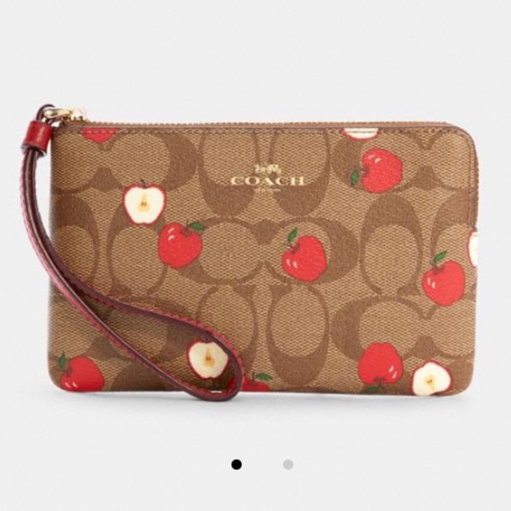 Coach Corner Wristlet